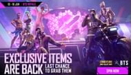 BTS Royale is available in Free Fire MAX (Image via Garena)